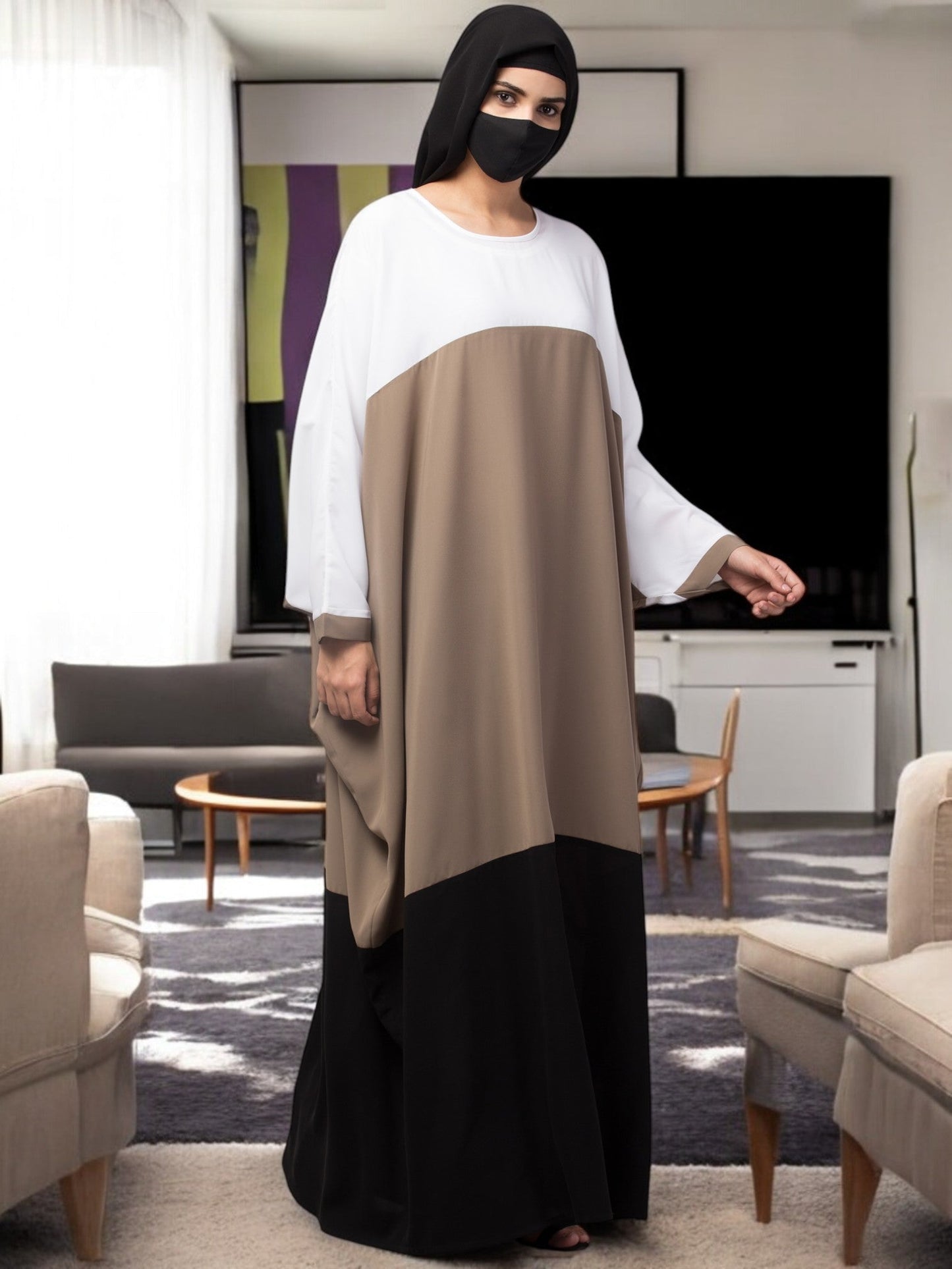 Multi Color Abaya Kaftan.