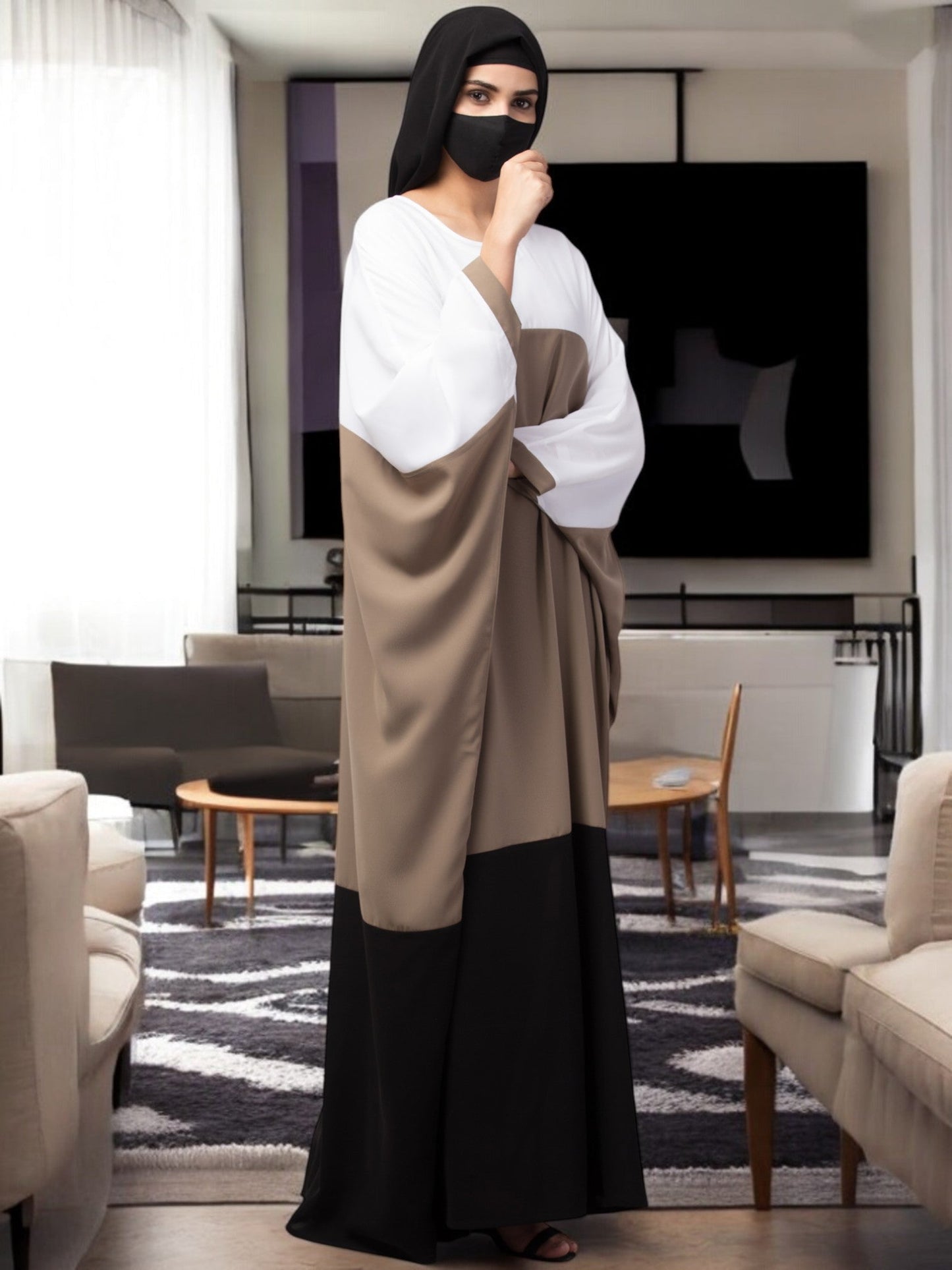 Multi Color Abaya Kaftan.