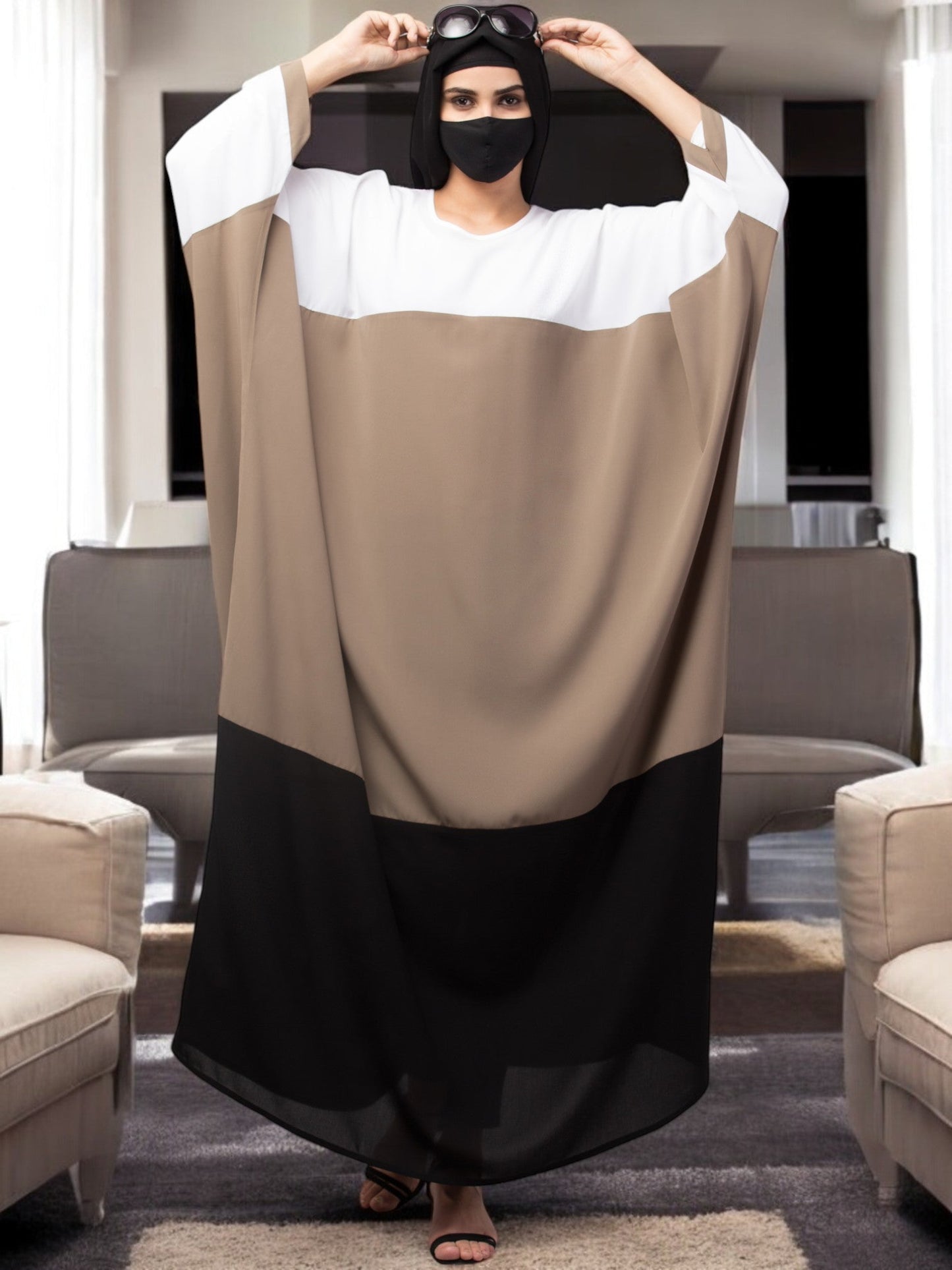 Multi Color Abaya Kaftan.