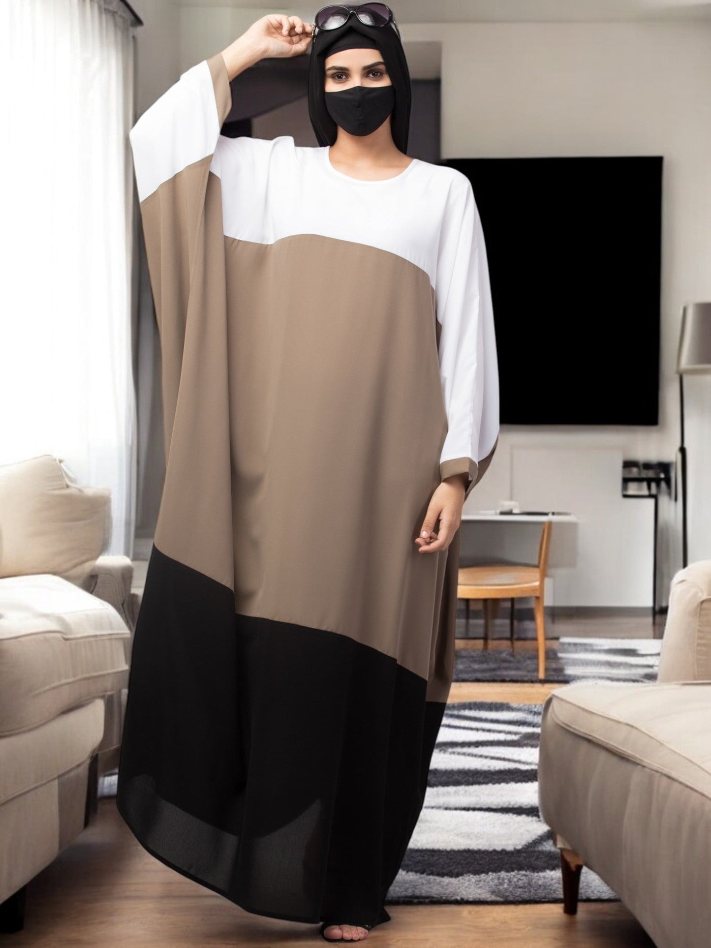 Multi Color Abaya Kaftan.