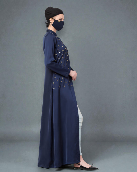 Musheco-Modest Dress With Hand Work Embellishments