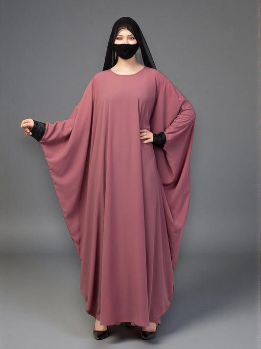 Free Size Kaftan Abaya With Lacework.