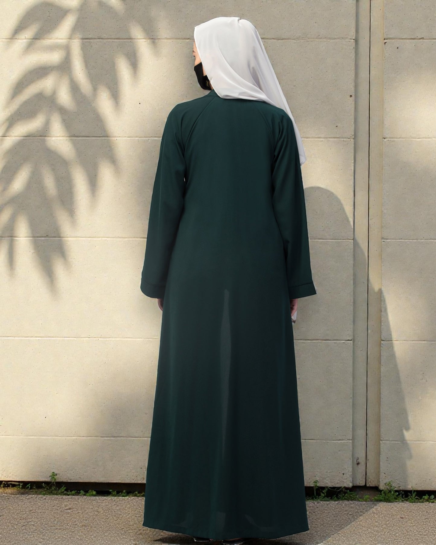 Front Open Abaya In Firdaus fabric With Pockets & Belt