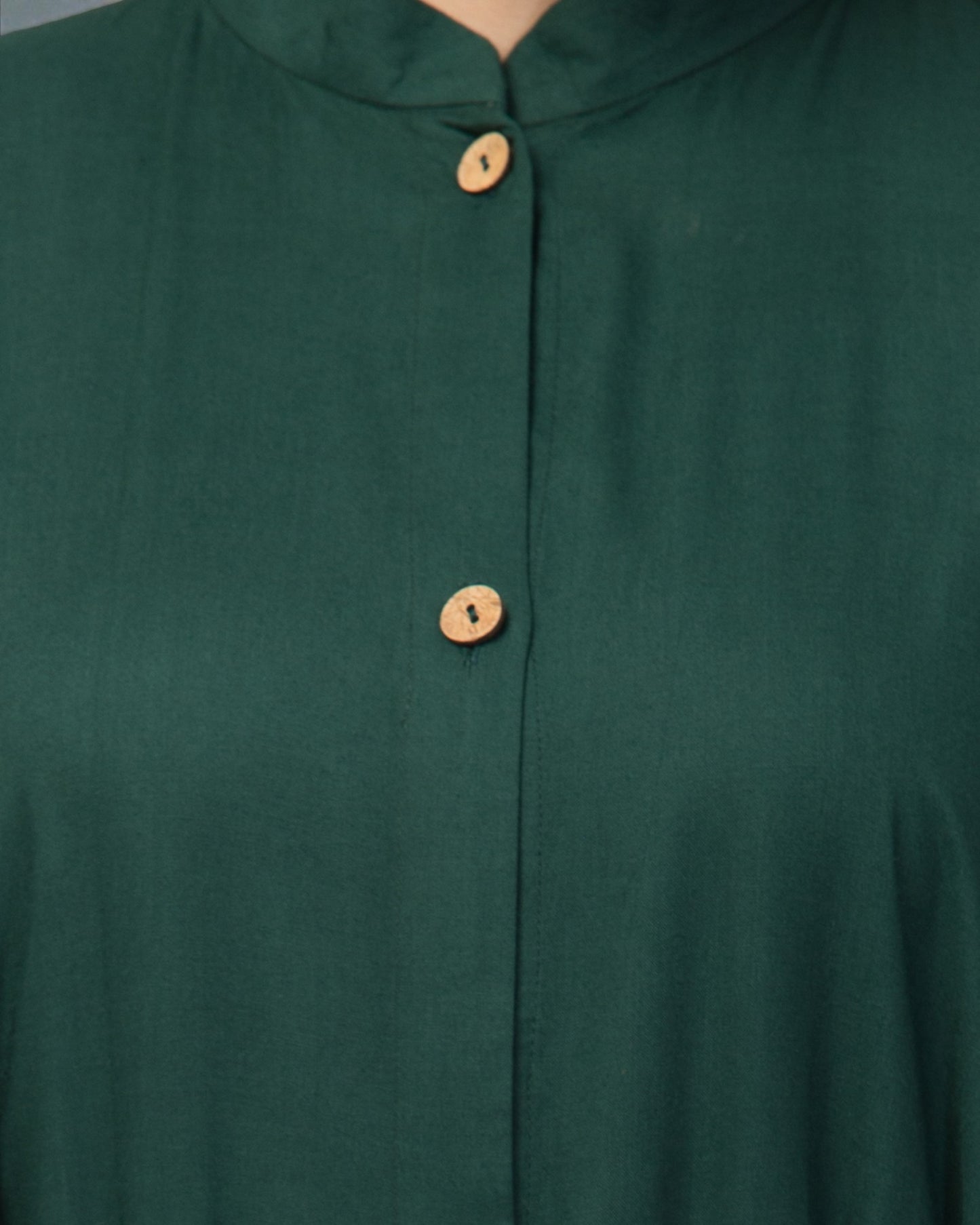 Front Open Abaya In Rayon fabric With Pockets