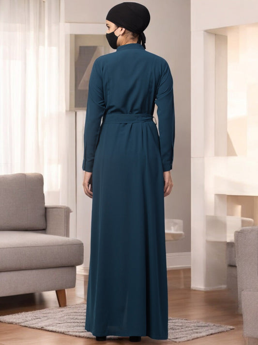Elegant Abaya With Matching Belt