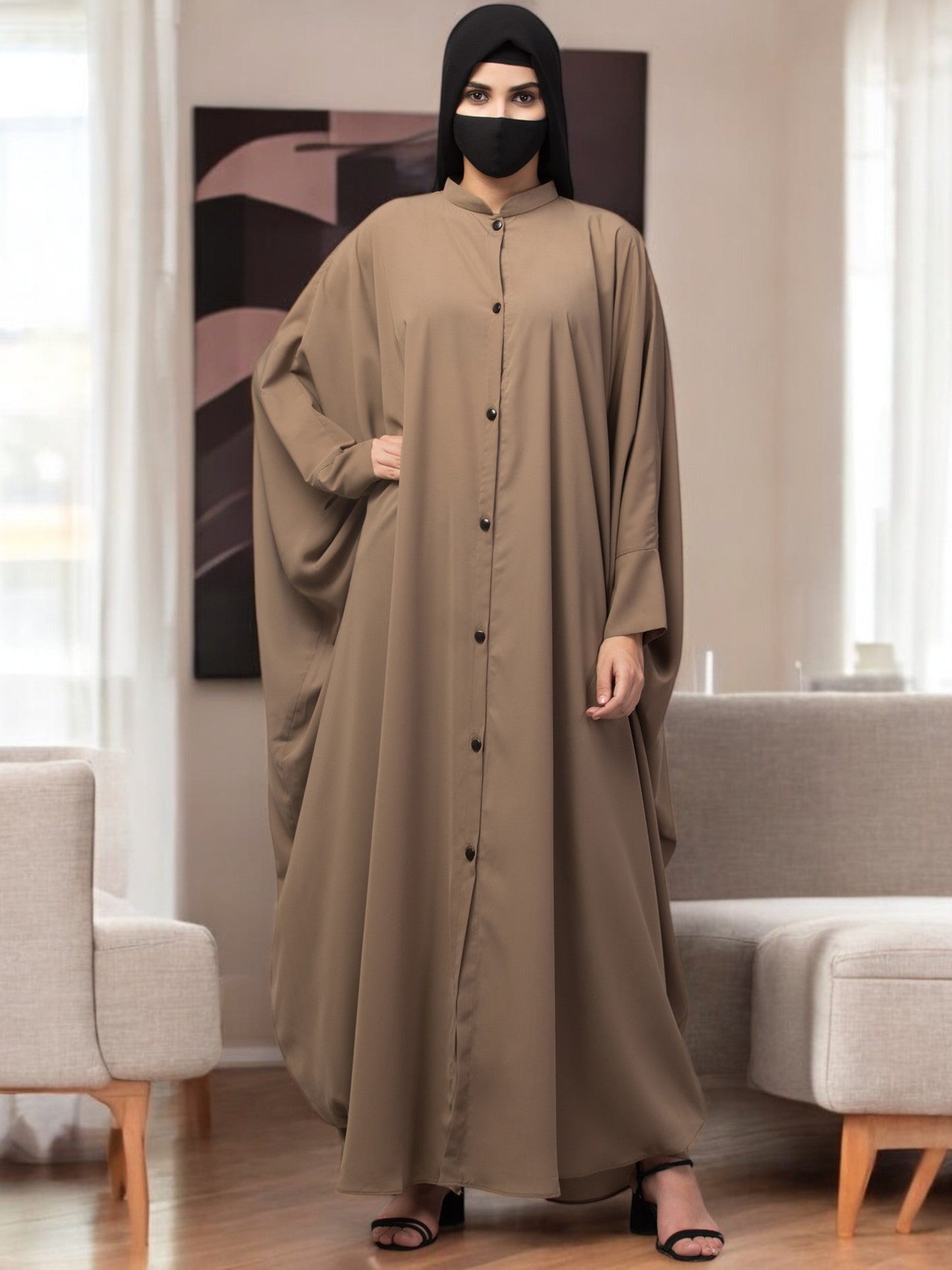 Front Open Abaya Kaftan