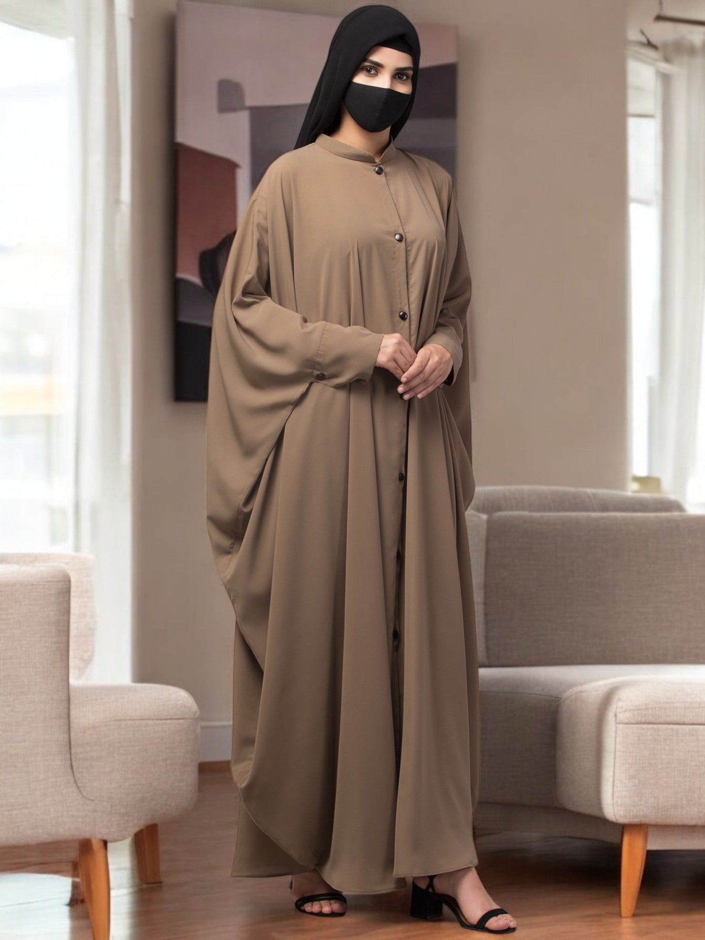 Front Open Abaya Kaftan