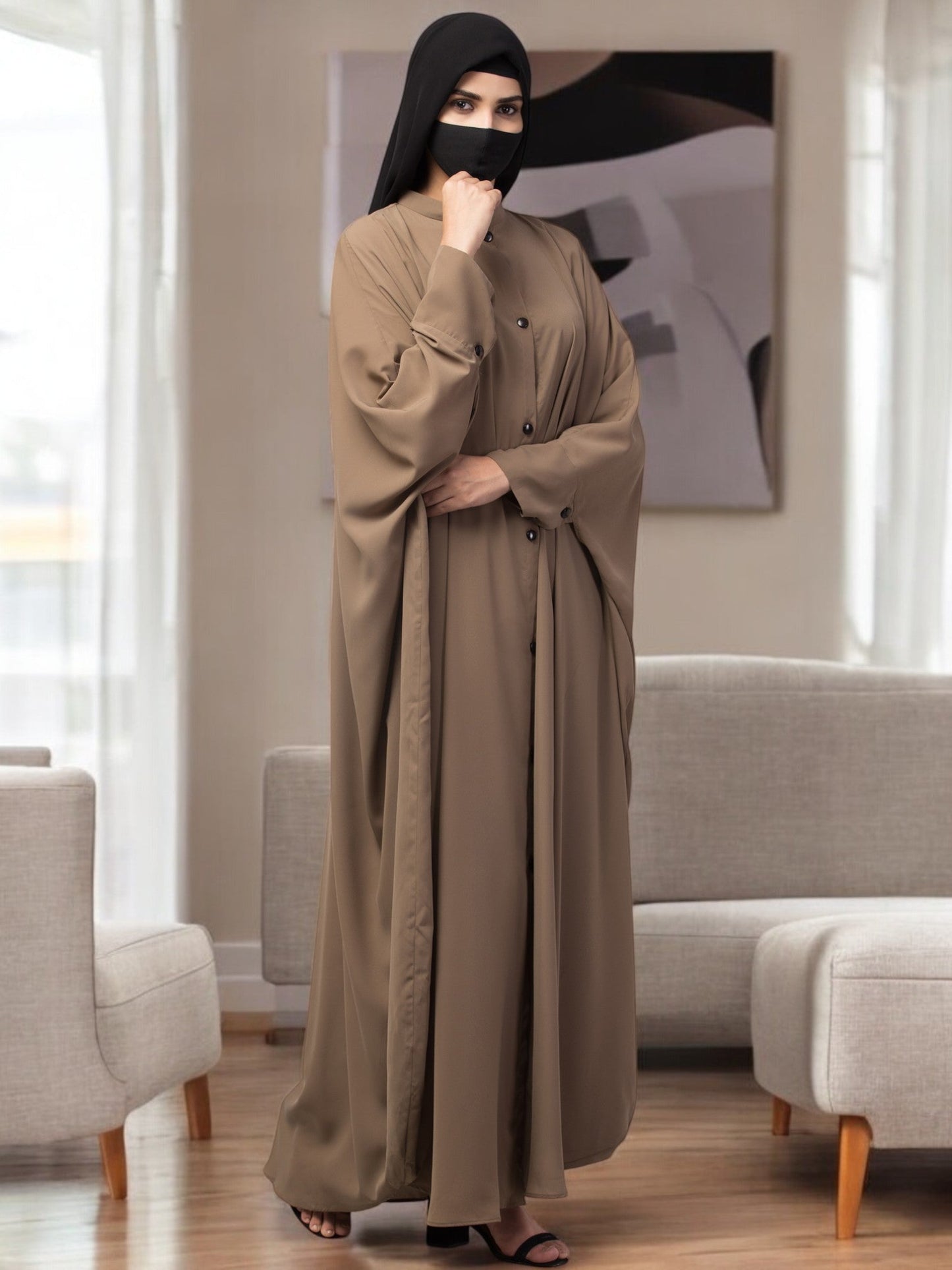 Front Open Abaya Kaftan