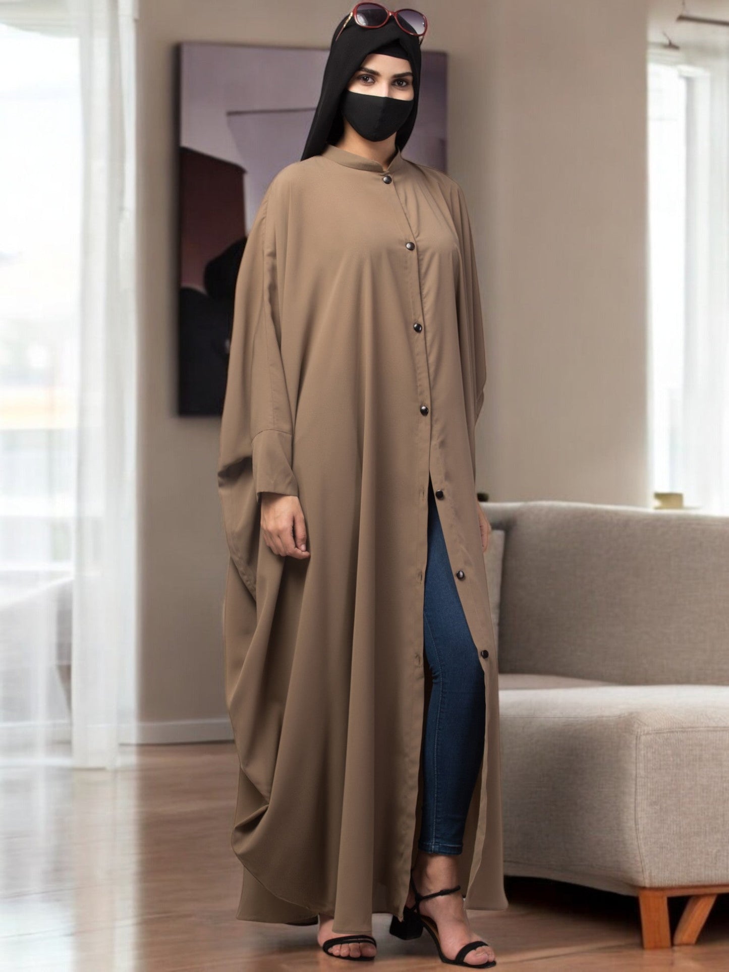 Front Open Abaya Kaftan