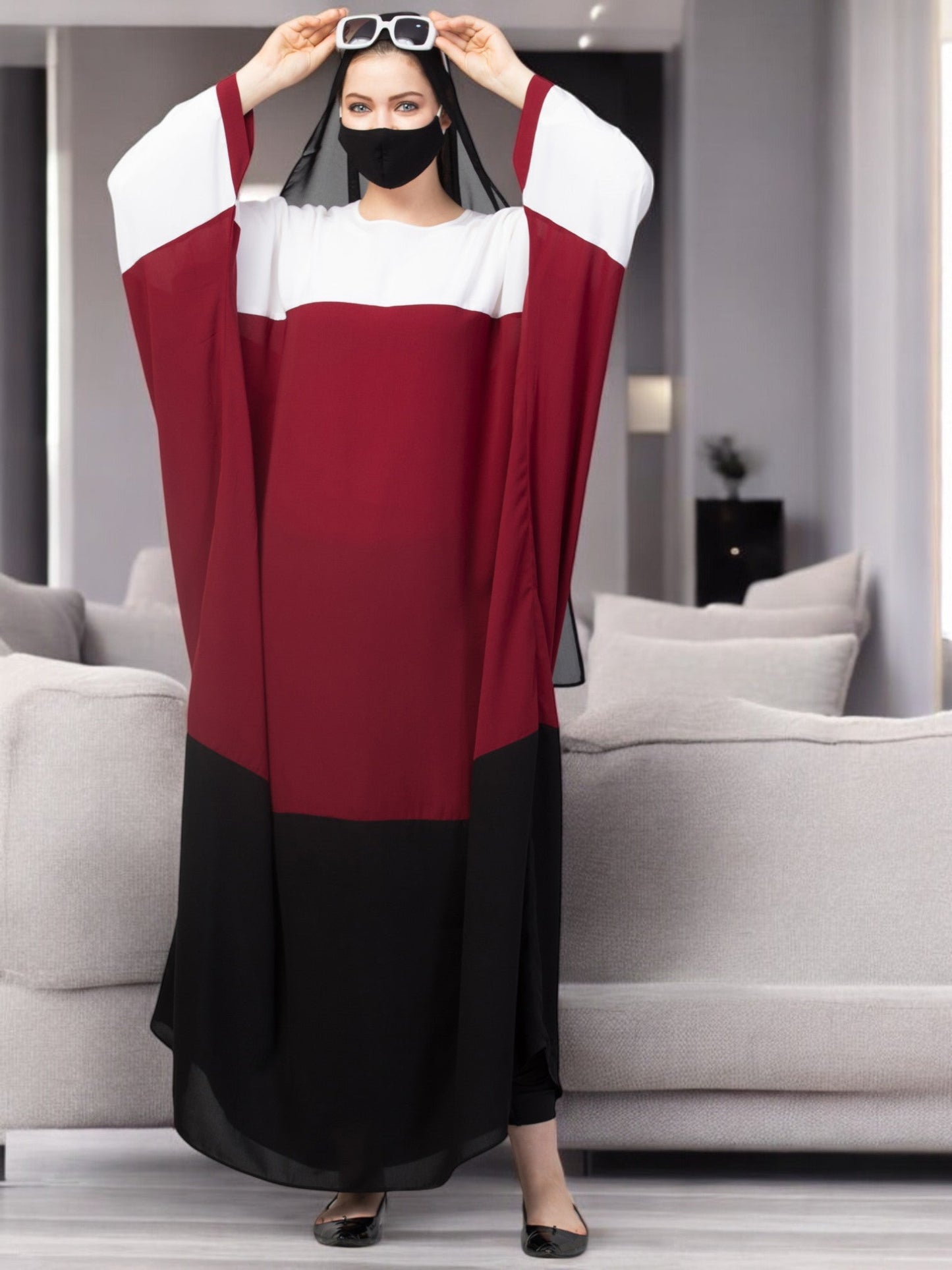 Multi Color Abaya Kaftan.
