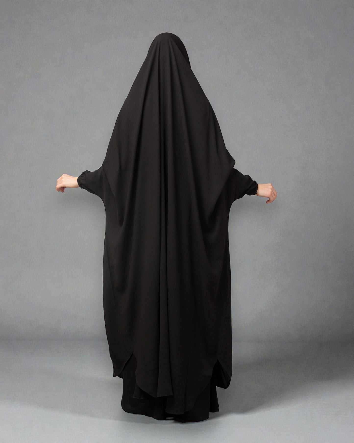 Full Length- Single Piece Jilbab With Adjustable Mouthpiece