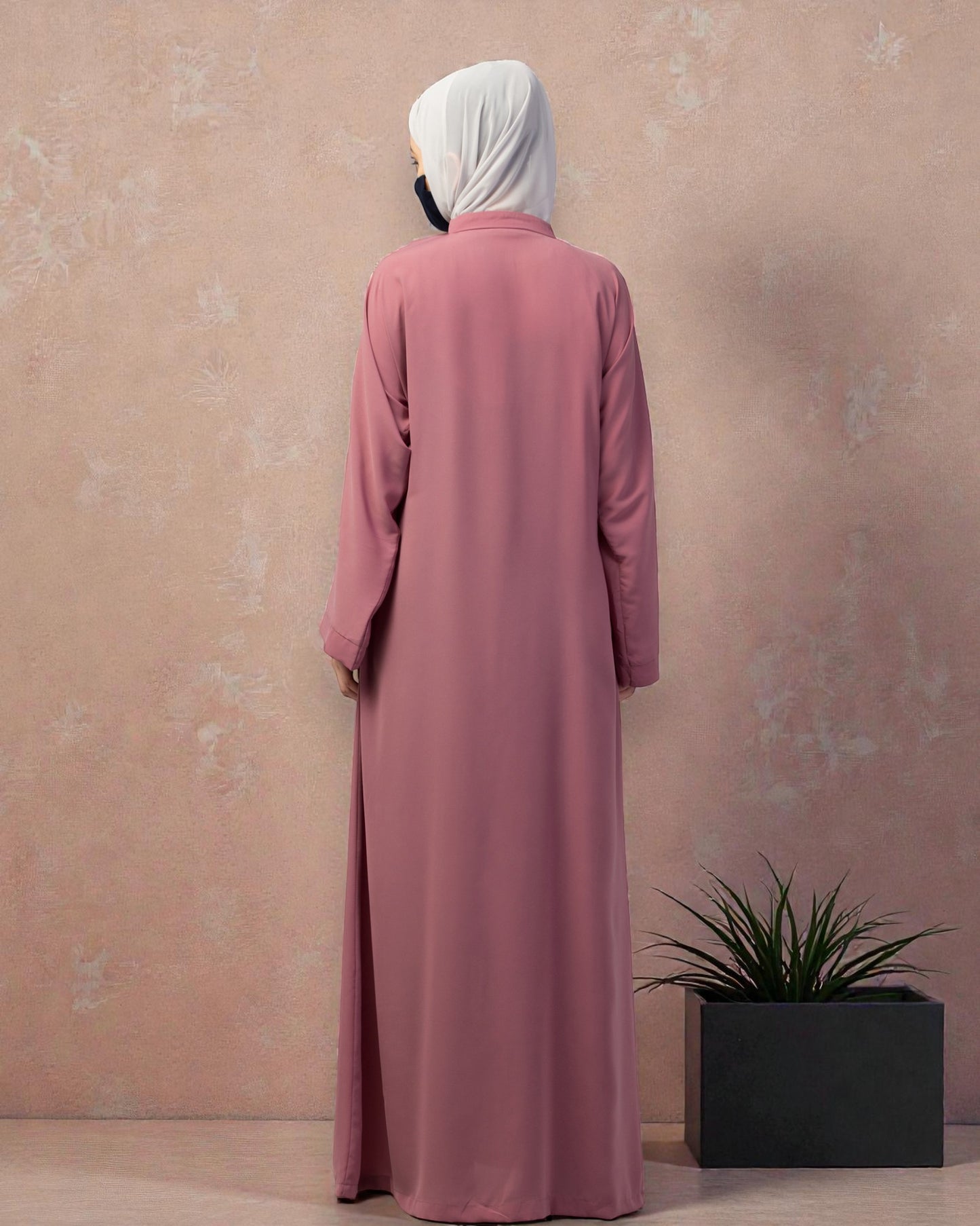 Front Open Abaya With Kimono Sleeves