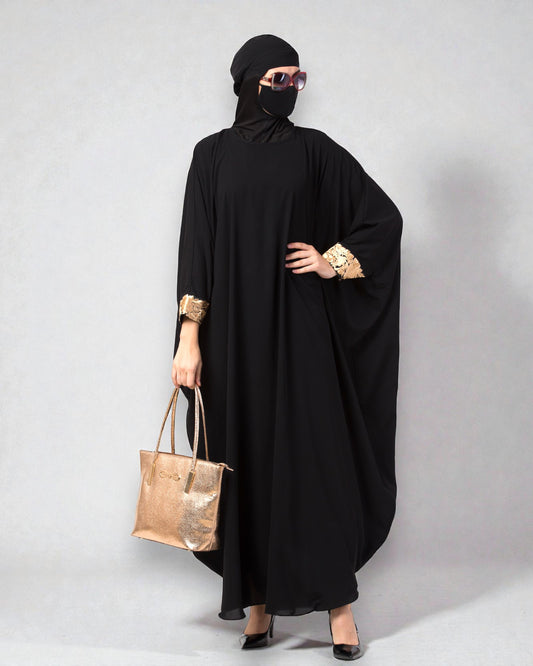 Musheco-Free Size Kaftan In Firdaus Fabric With Lacwwork