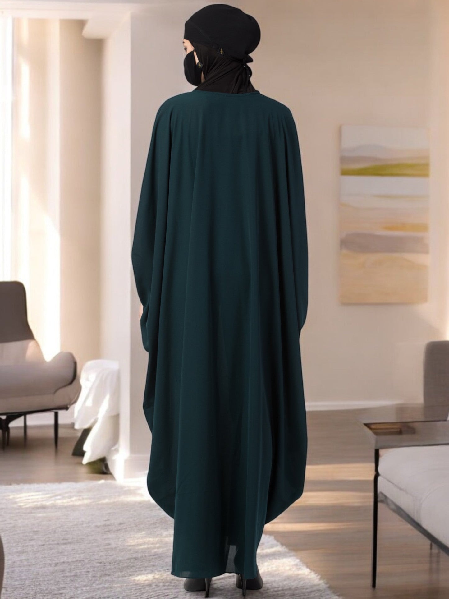 Musheco-Kaftan With Lacework