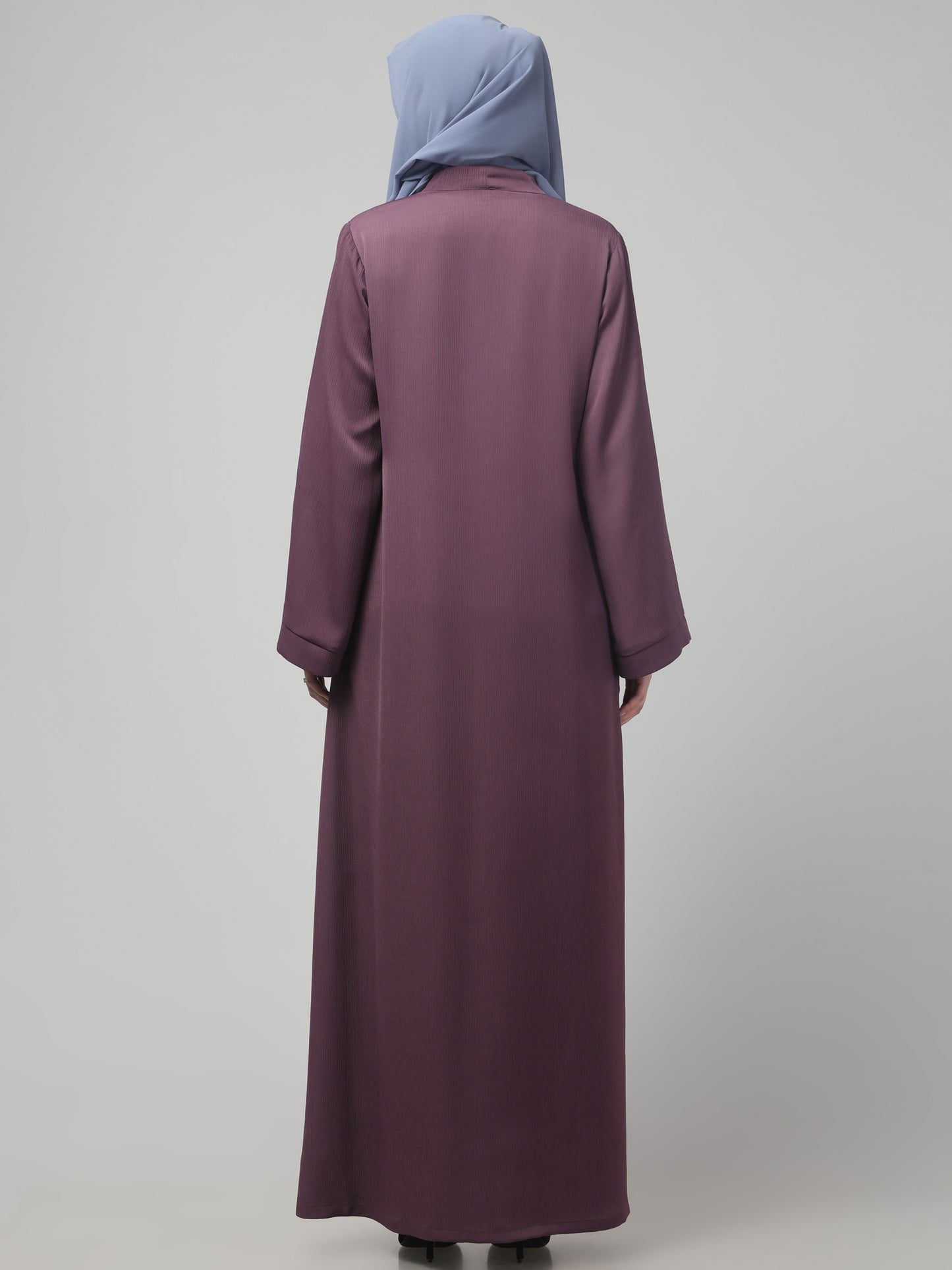 Front Open Abaya in Zoom Imported Fabric – Elegant Texture & Everyday Comfort