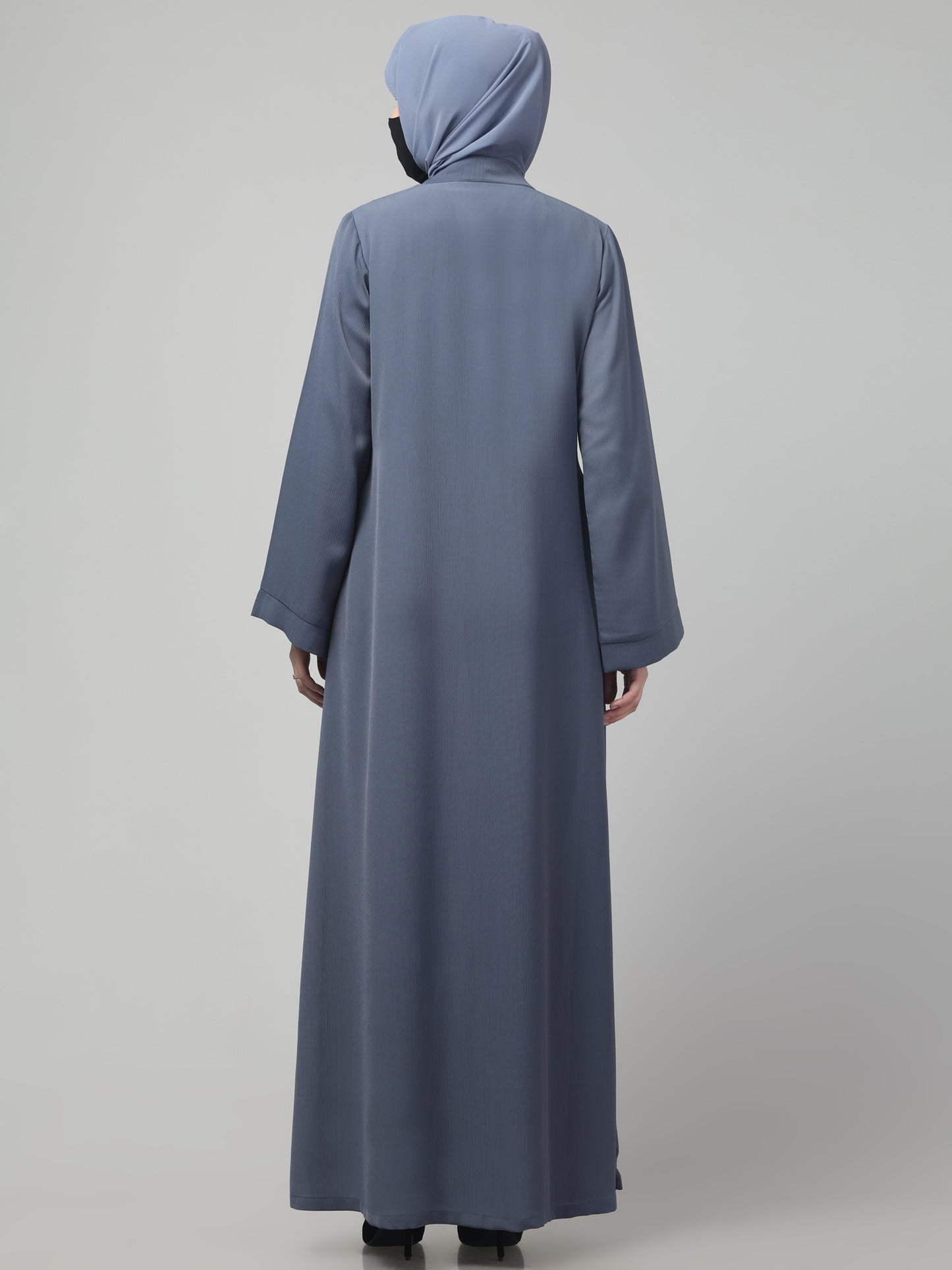Front Open Abaya in Zoom Imported Fabric – Elegant Texture & Everyday Comfort