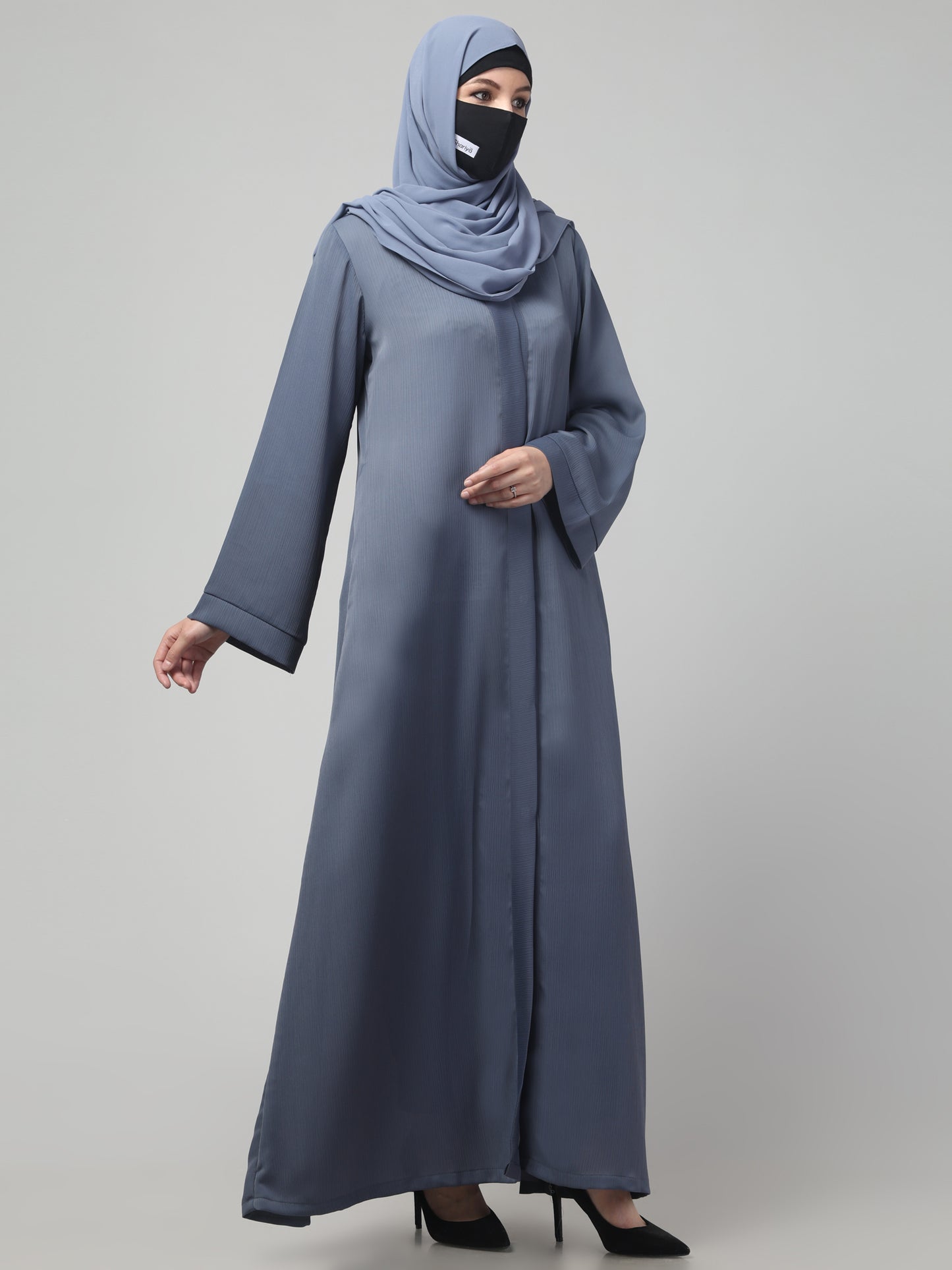 Front Open Abaya in Zoom Imported Fabric – Elegant Texture & Everyday Comfort