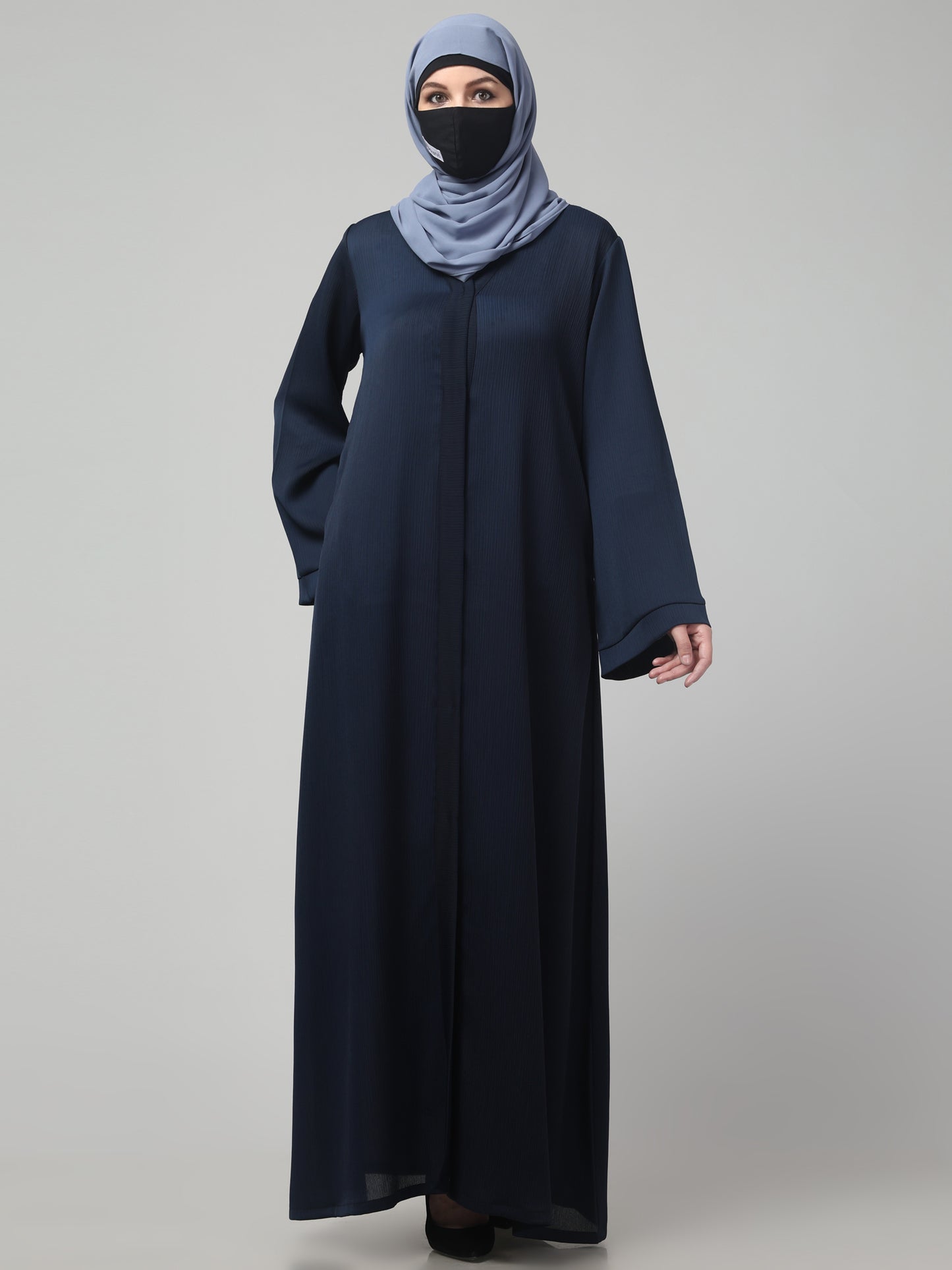 Front Open Abaya in Zoom Imported Fabric – Elegant Texture & Everyday Comfort