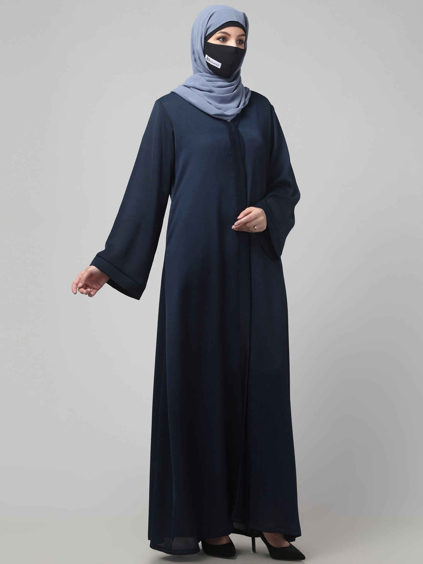 Front Open Abaya in Zoom Imported Fabric – Elegant Texture & Everyday Comfort