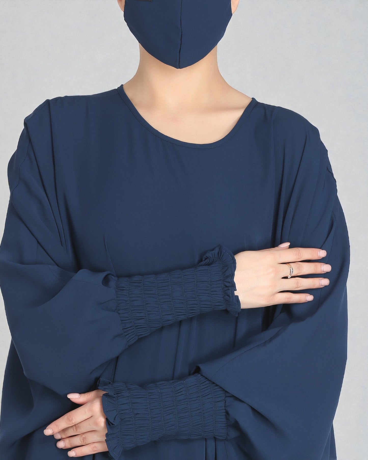 Elegant Kaftan With Elasticated Sleeves