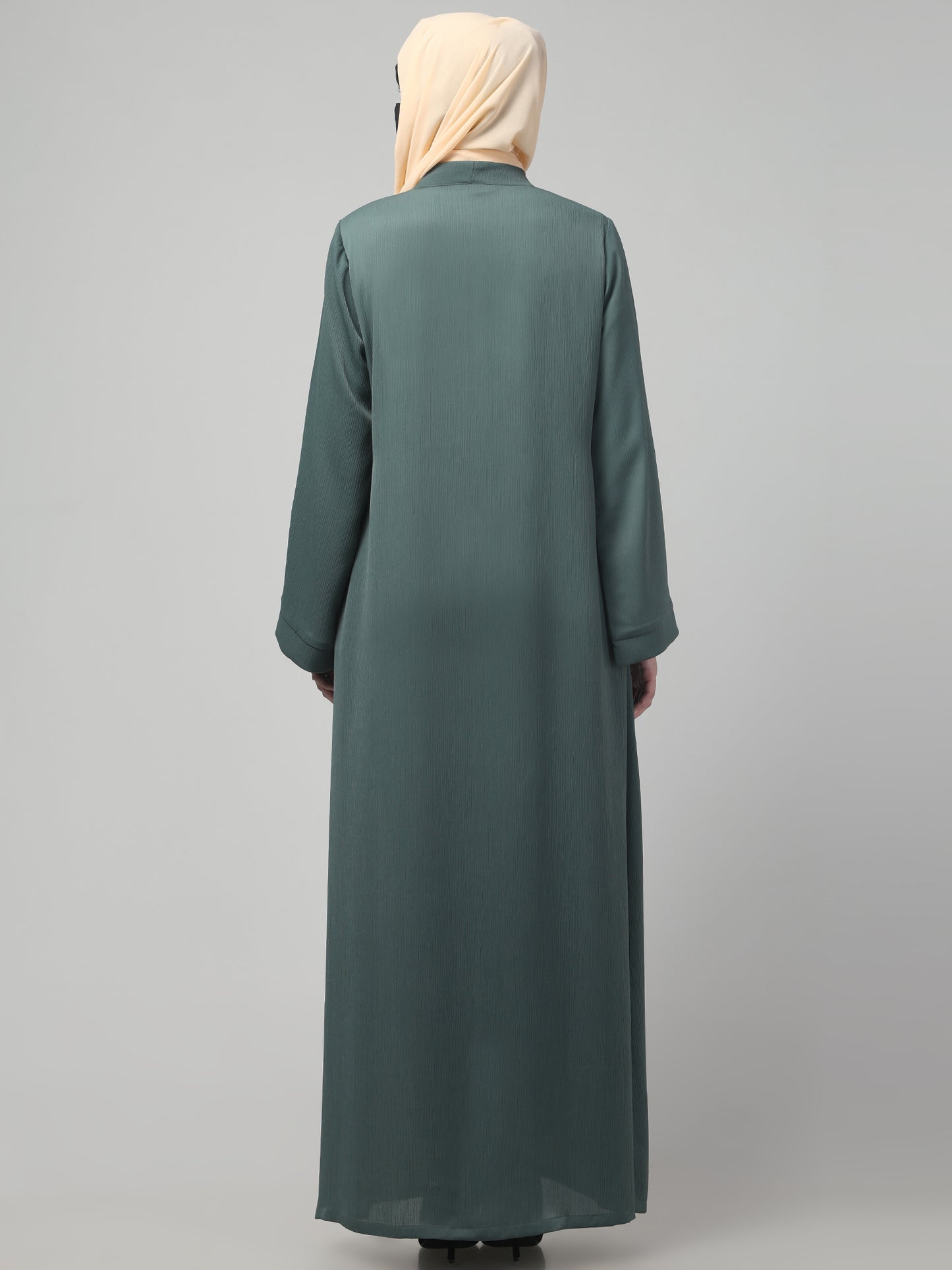 Front Open Abaya in Zoom Imported Fabric – Elegant Texture & Everyday Comfort