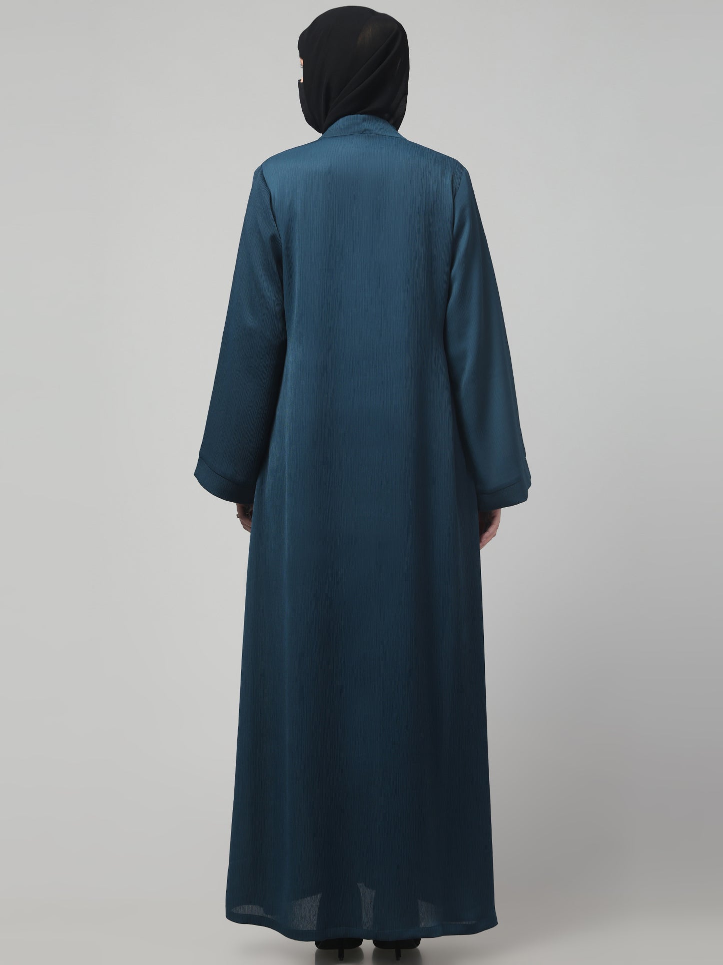 Front Open Abaya in Zoom Imported Fabric – Elegant Texture & Everyday Comfort