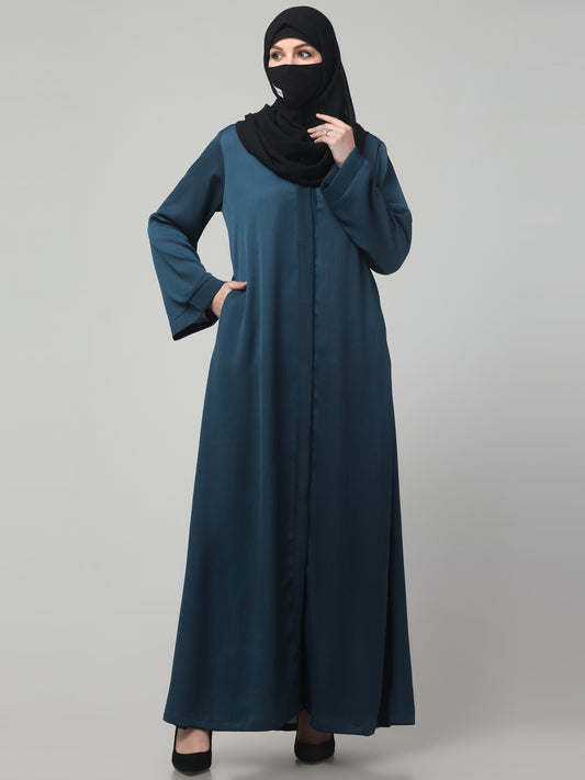 Front Open Abaya in Zoom Imported Fabric – Elegant Texture & Everyday Comfort