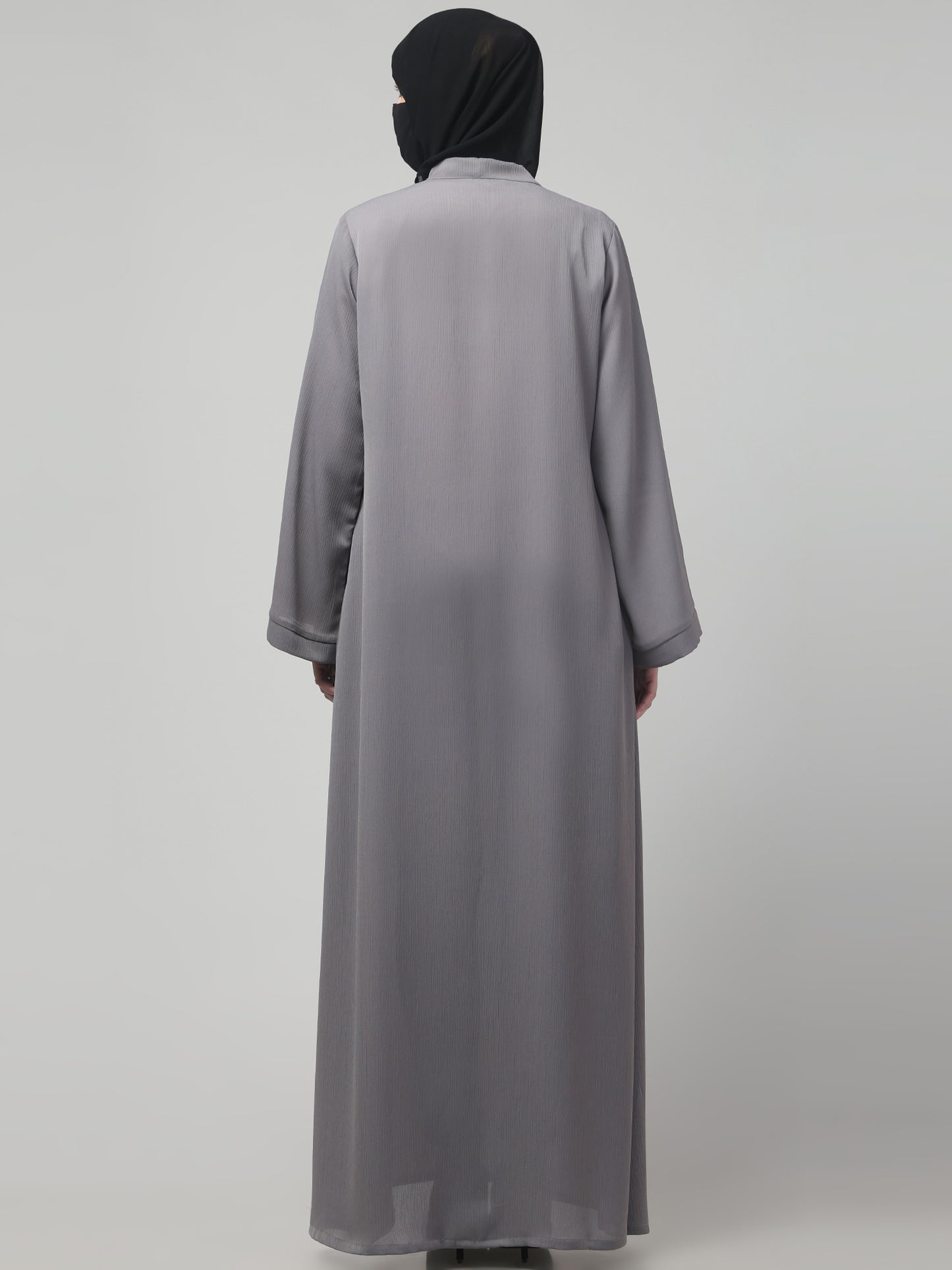 Front Open Abaya in Zoom Imported Fabric – Elegant Texture & Everyday Comfort