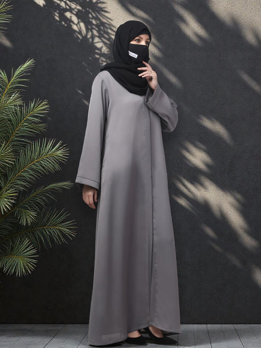 Front Open Abaya in Zoom Imported Fabric – Elegant Texture & Everyday Comfort