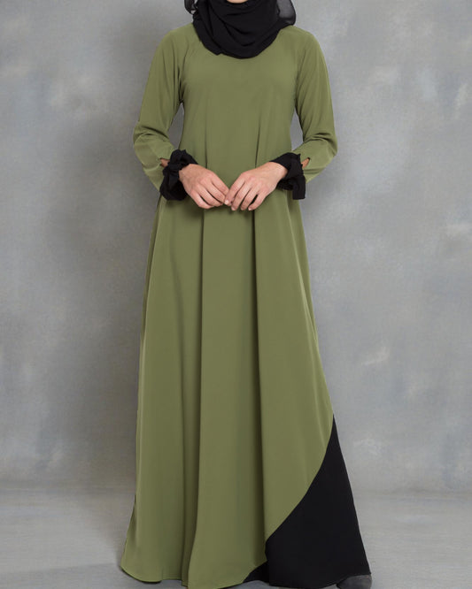 New Design Abaya Dress with Designer Sleeves