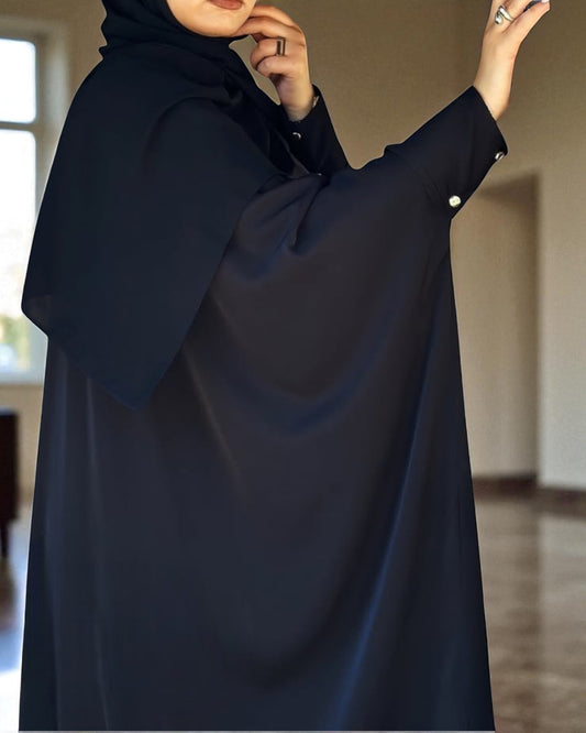 Closed Kaftan Abaya in Firdaus Fabric