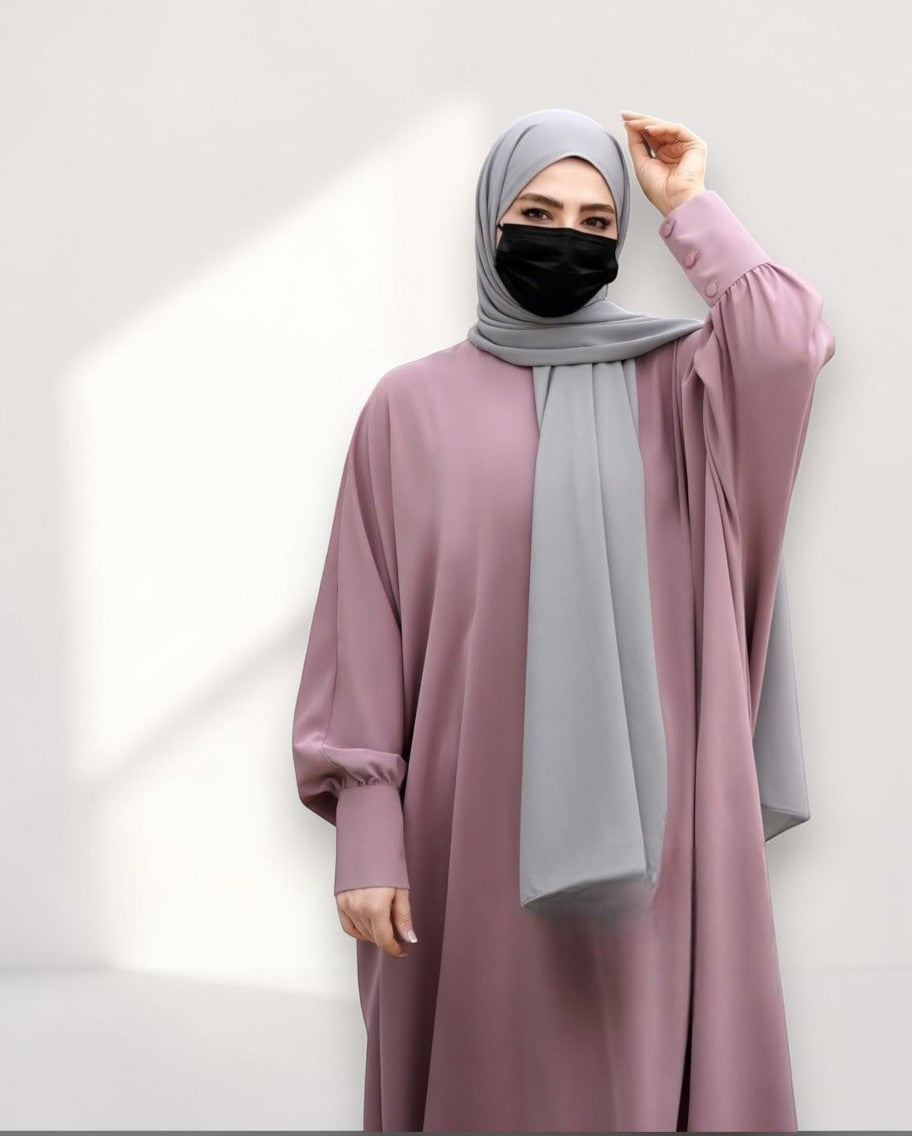 Free Size Burqa With Cuffed Sleeves