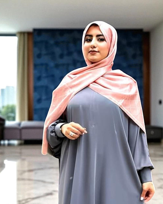 Closed Kaftan Abaya in Firdaus Fabric